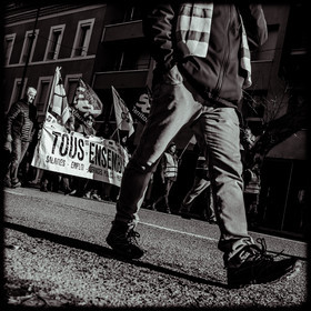 Manifestation à Gap le 10 décembre 2019.