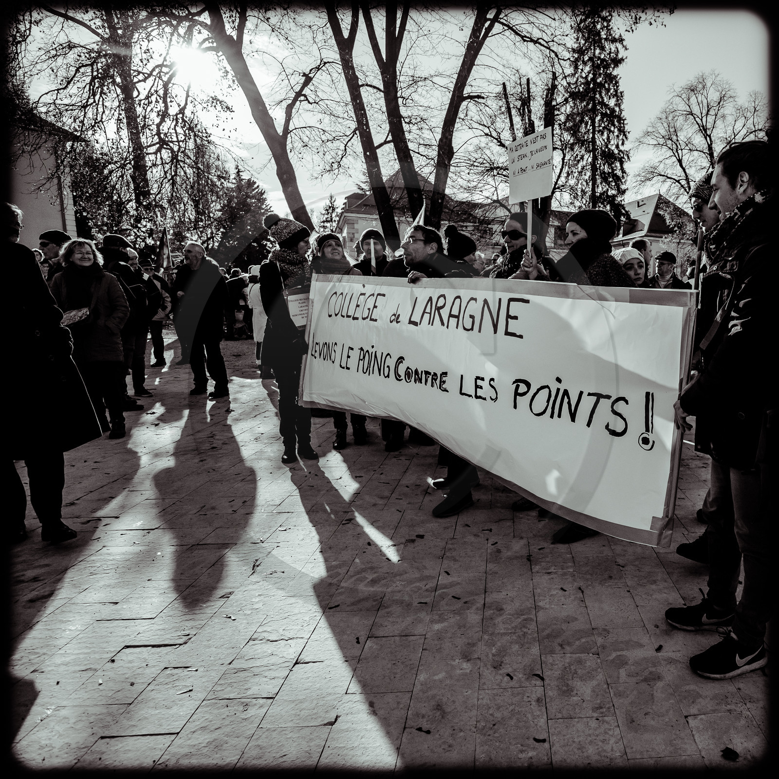 Manifestation à Gap le 10 décembre 2019.