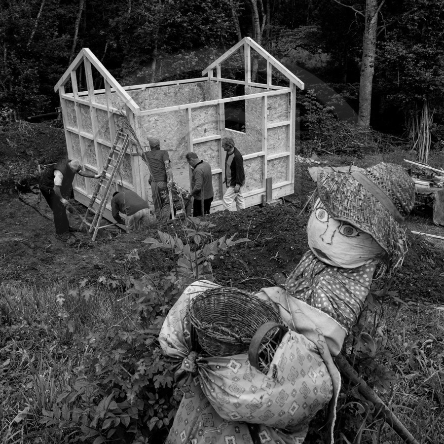Installation de la cabane