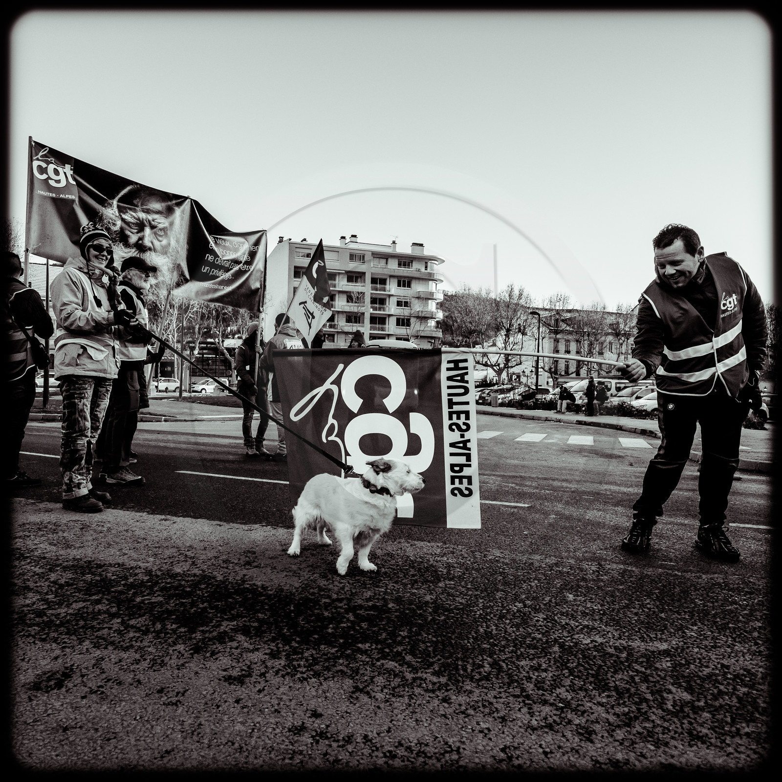 Manifestation à Gap le 12 décembre 2019.