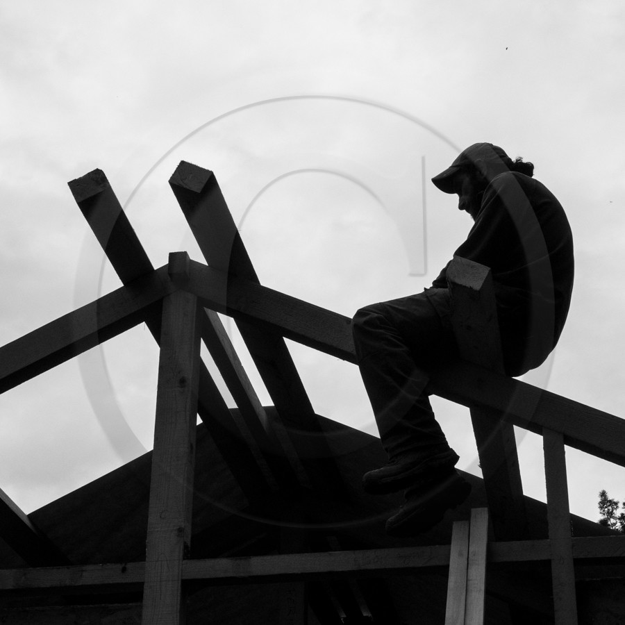 Installation de la cabane