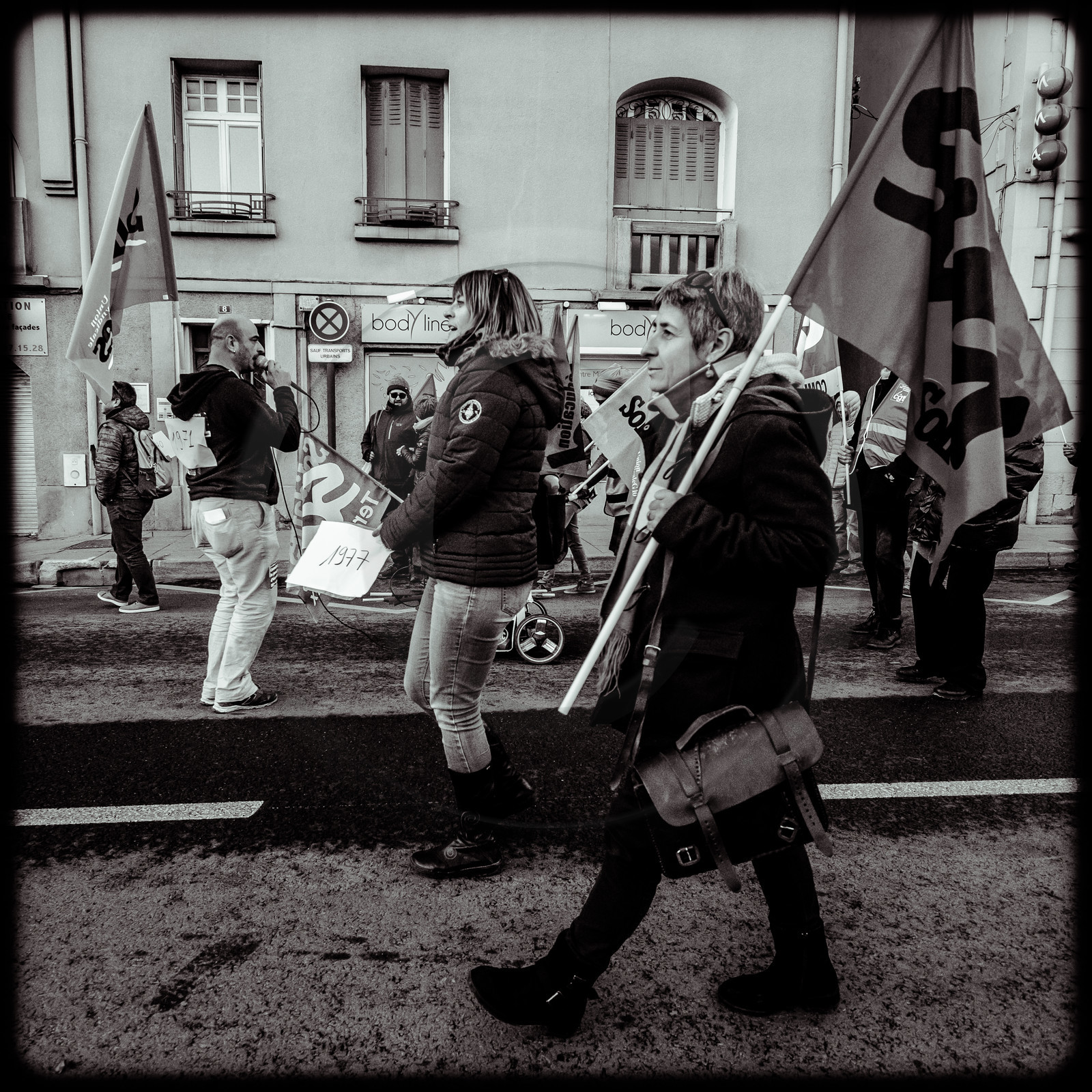 Manifestation à Gap le 12 décembre 2019.