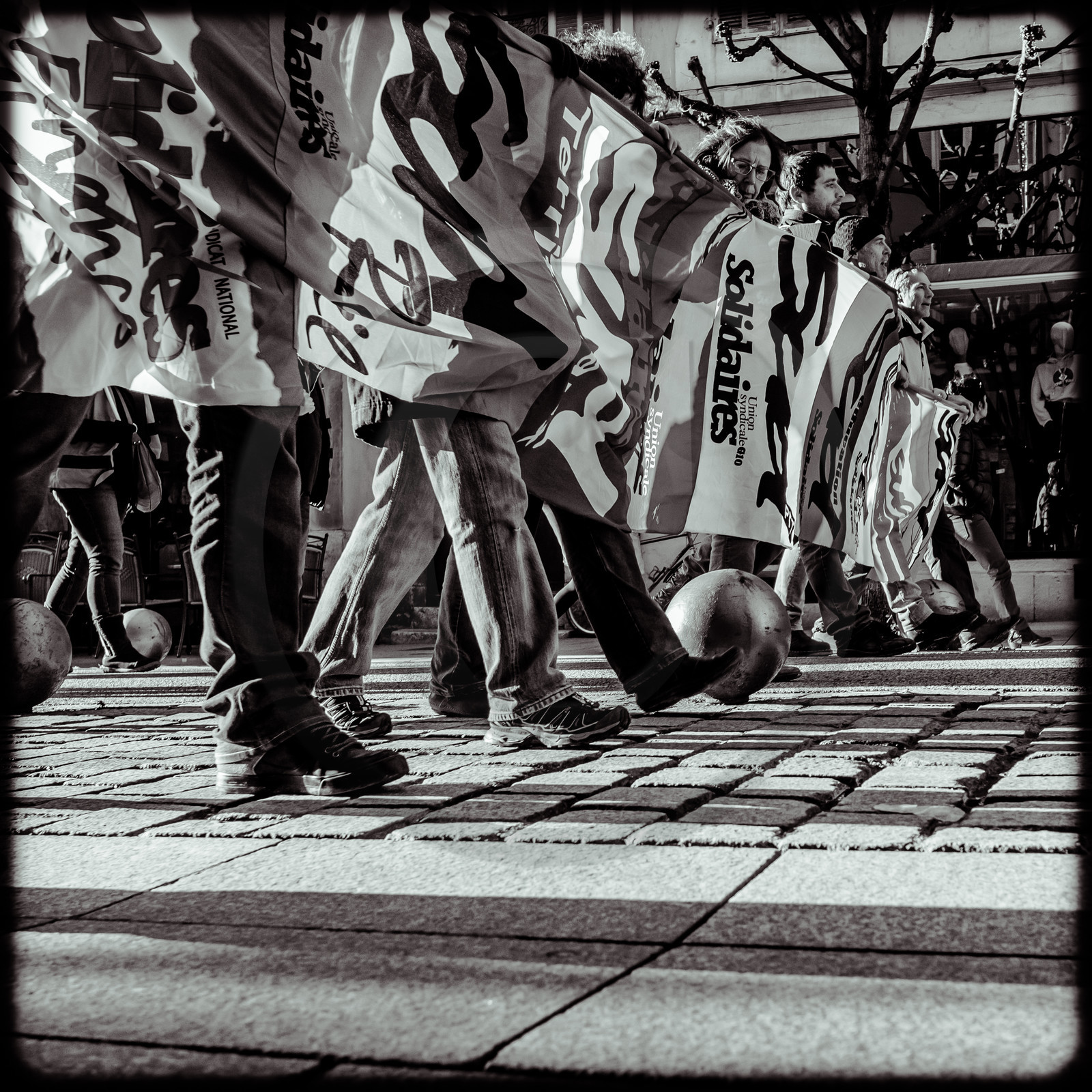Manifestation à Gap le 10 décembre 2019.