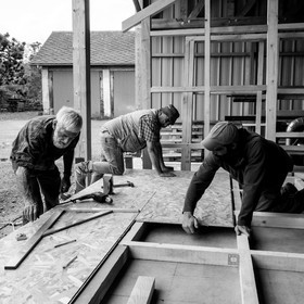 Construction d'une cabane