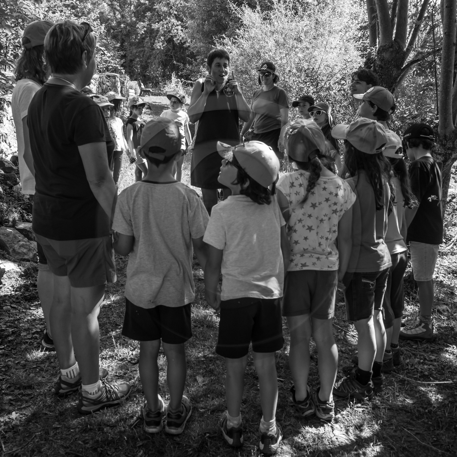 Avec l'école de Saint-Bonnet