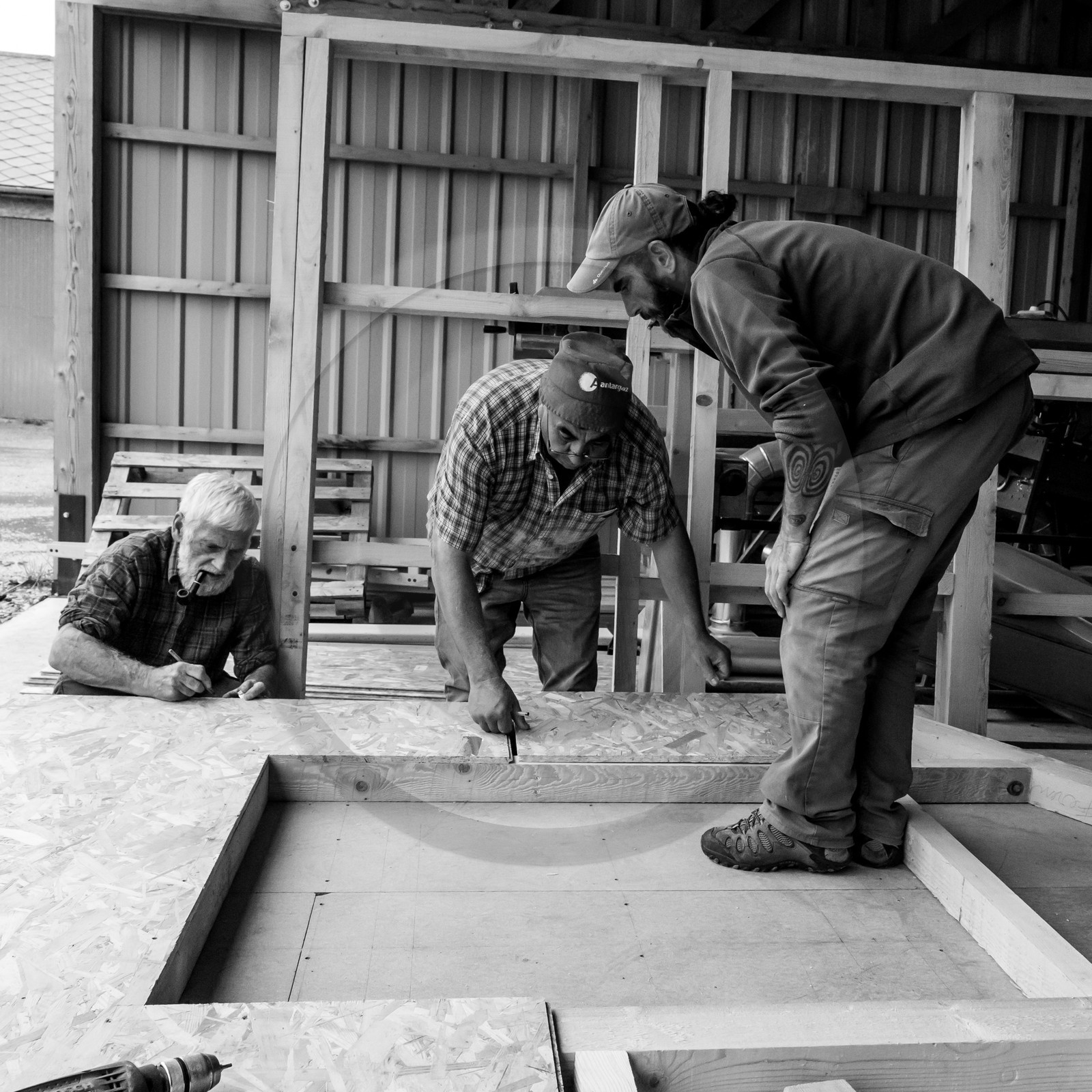 Construction d'une cabane