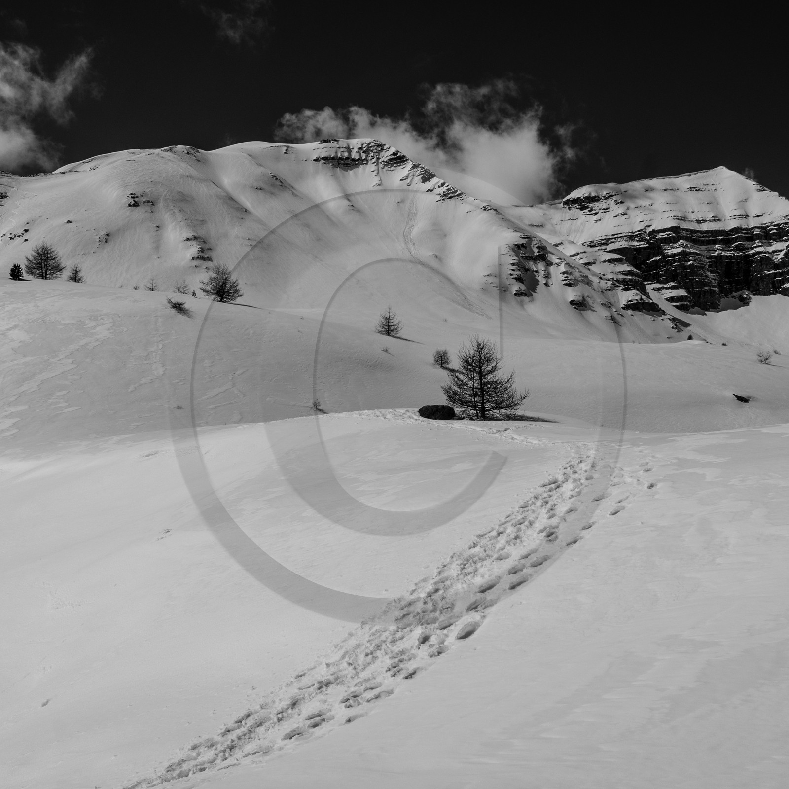 Neige au Col de Vars