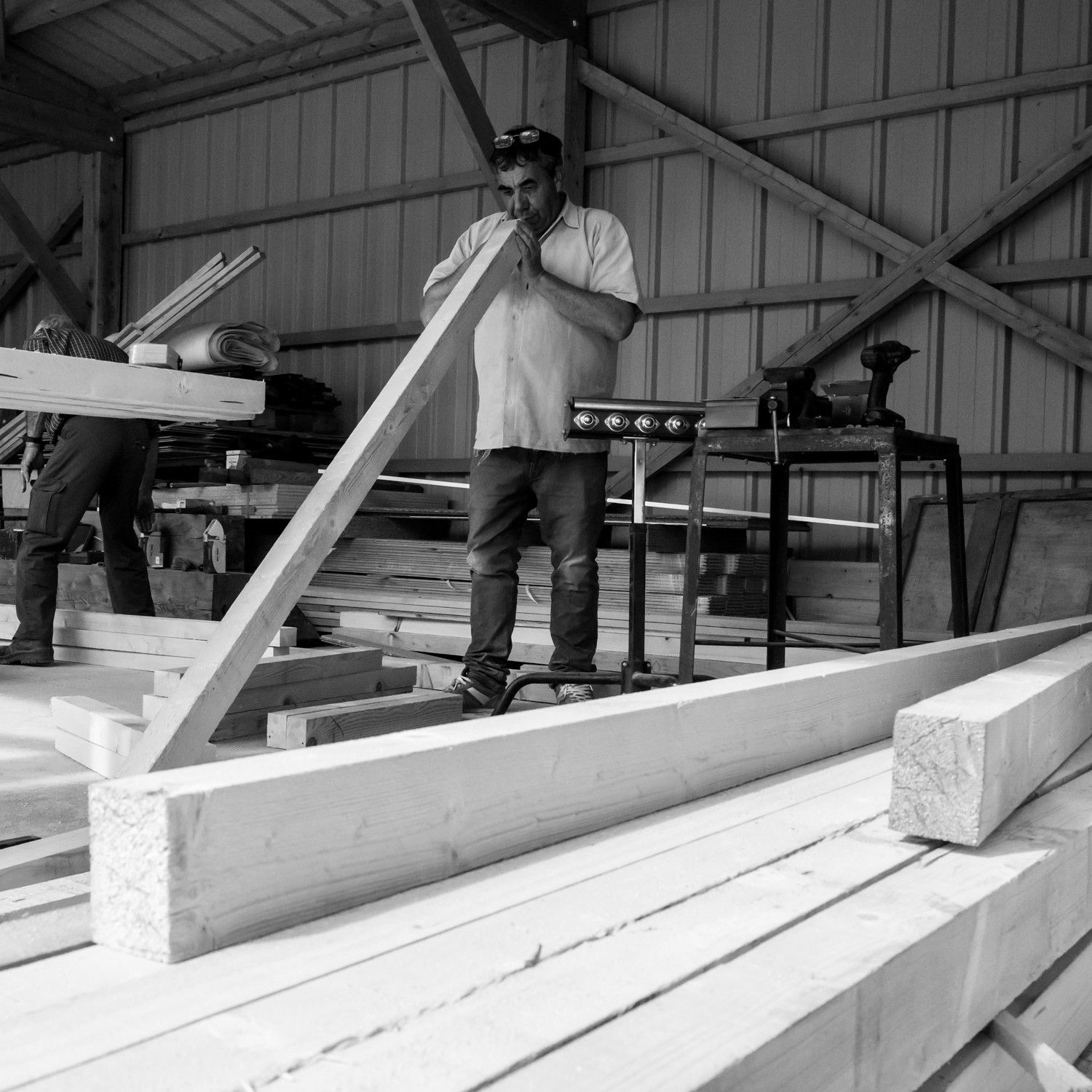 Construction d'une cabane