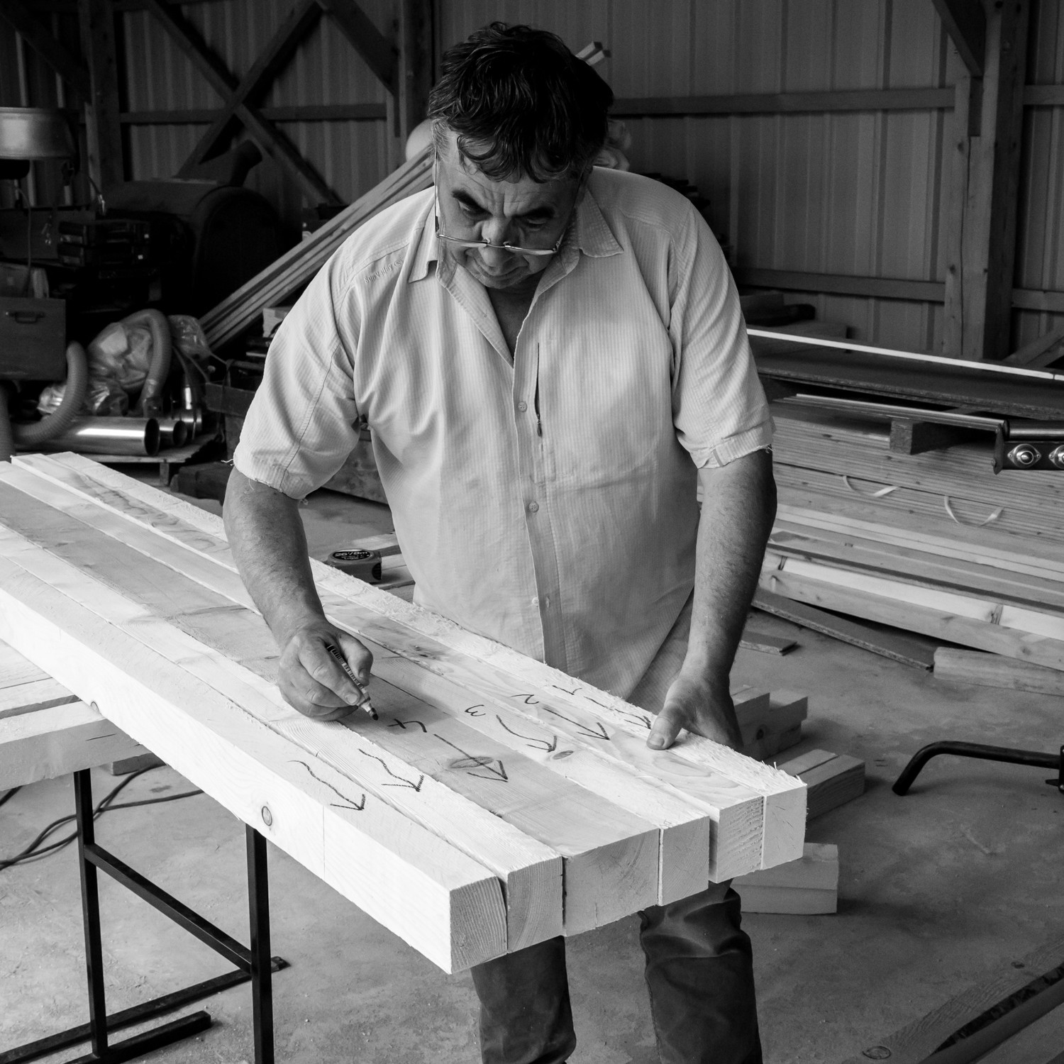 Construction d'une cabane