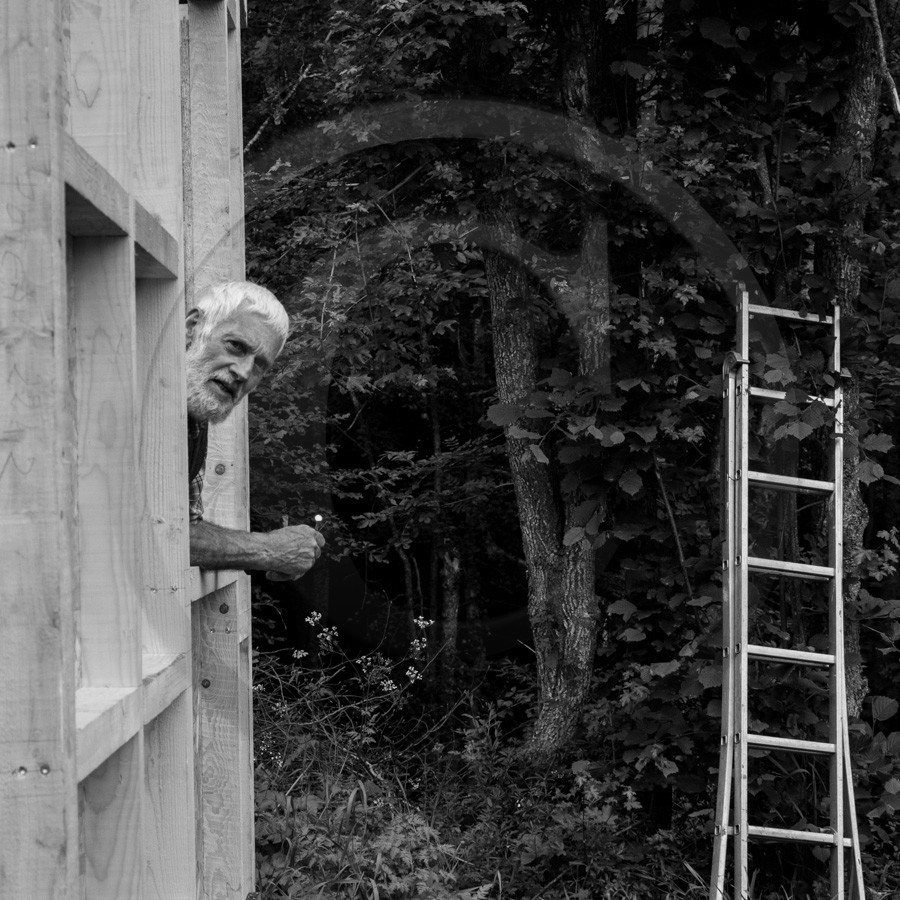 Installation de la cabane