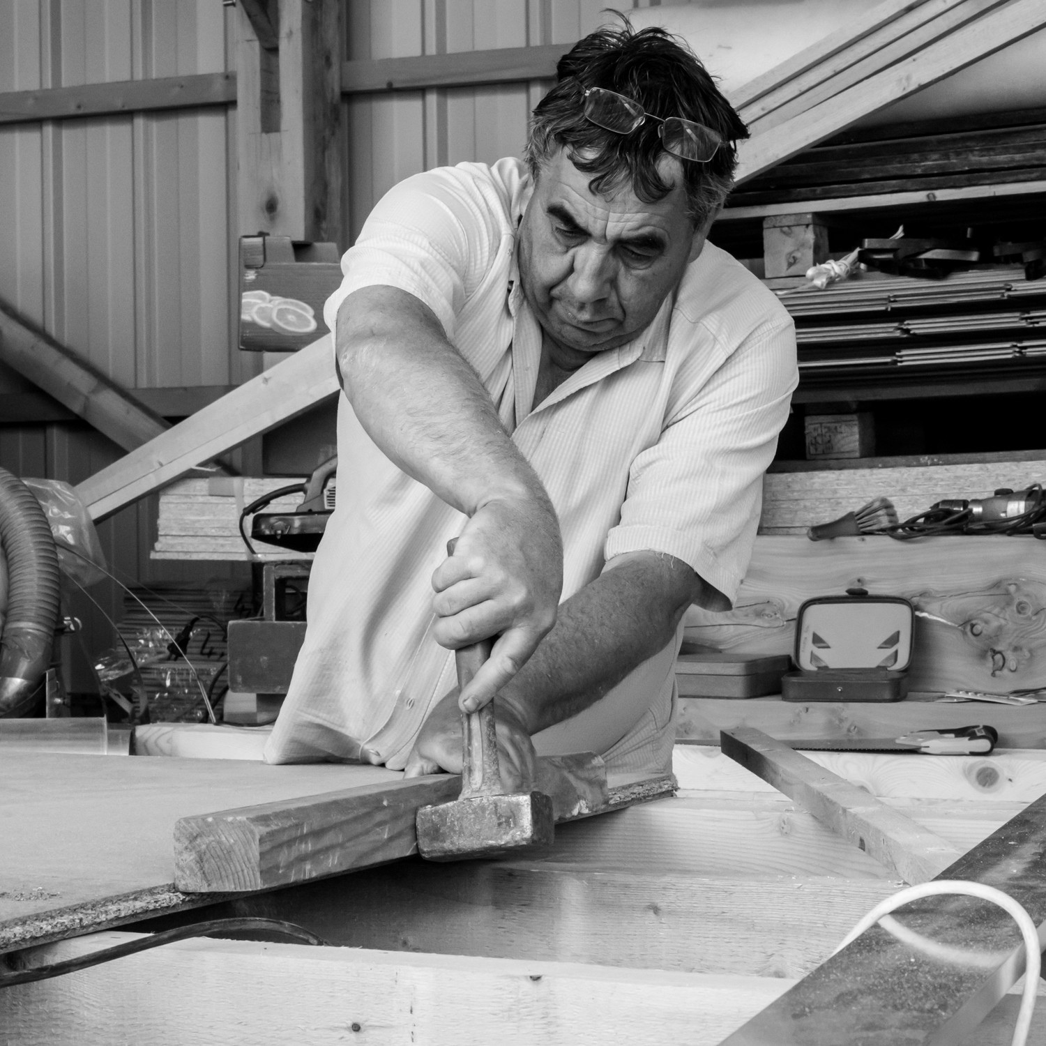 Construction d'une cabane