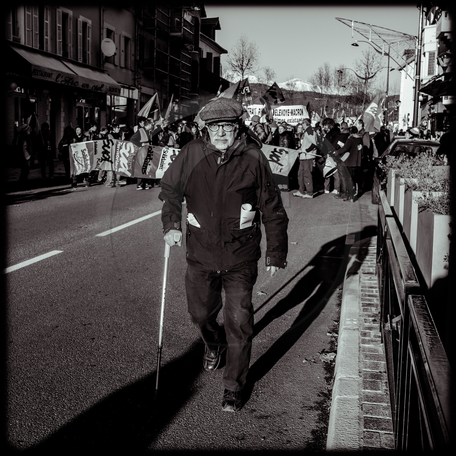 Manifestation à Gap le 10 décembre 2019.