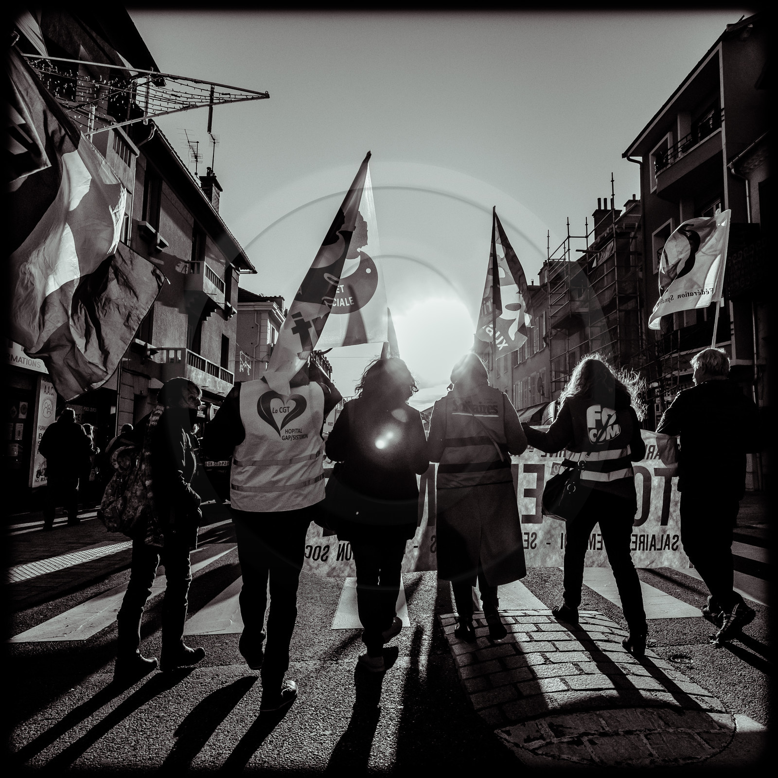 Manifestation à Gap le 10 décembre 2019.