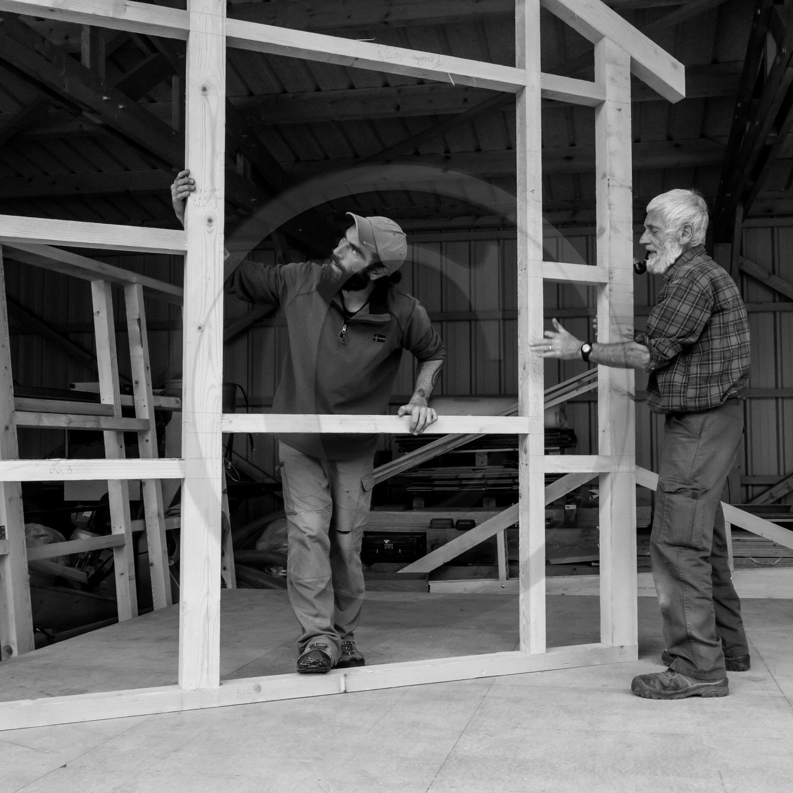 Construction d'une cabane