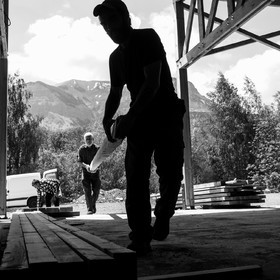 Construction d'une cabane