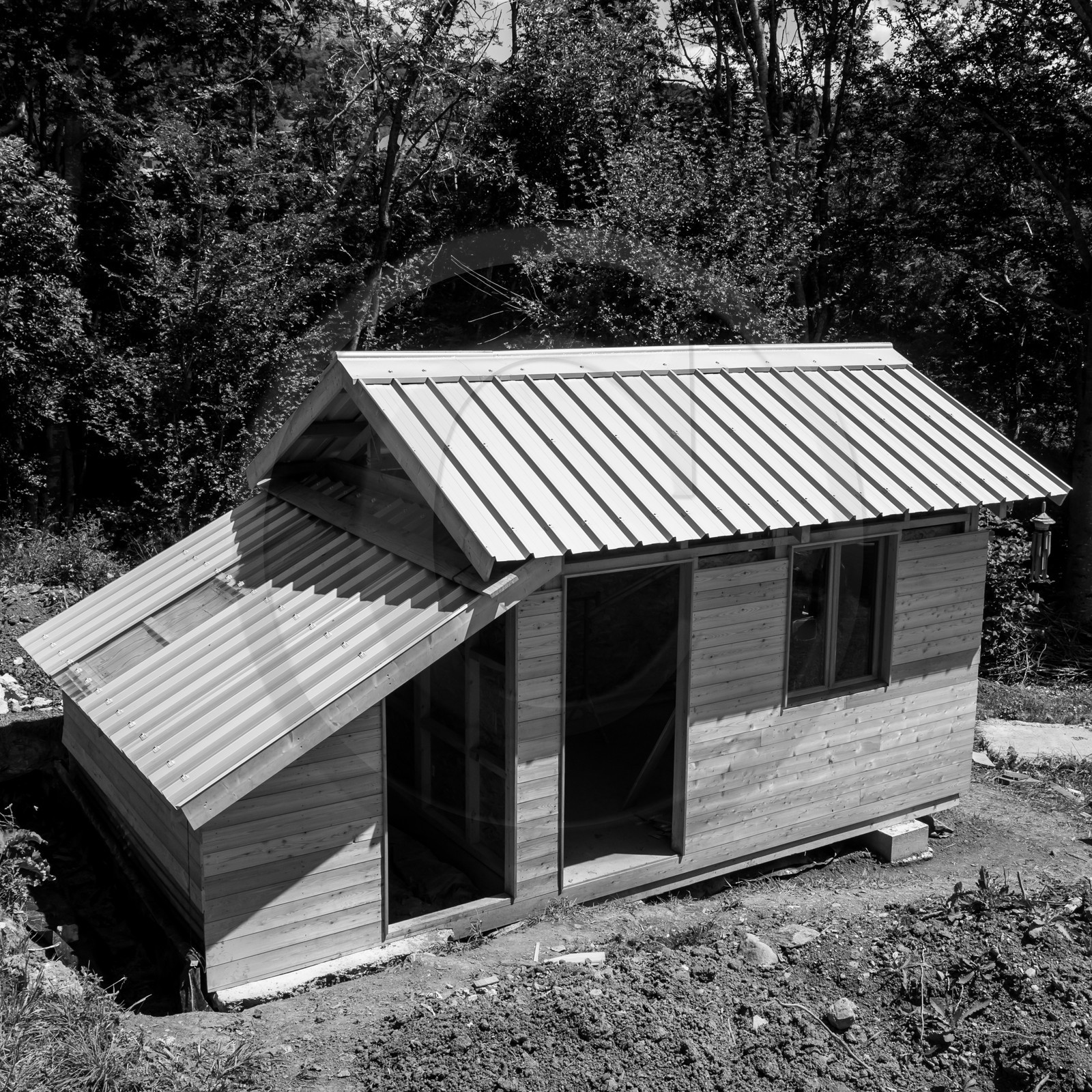 Construction d'une cabane