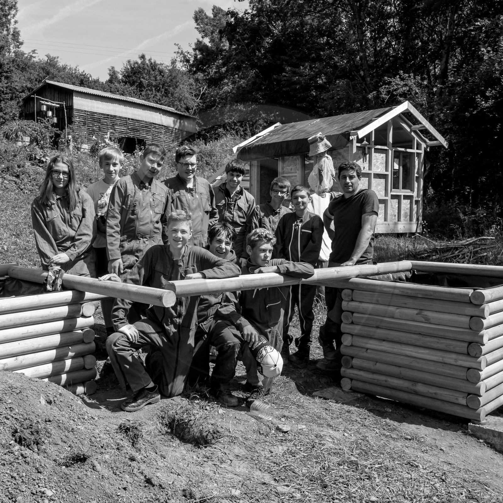 Construction de bacs surélevés