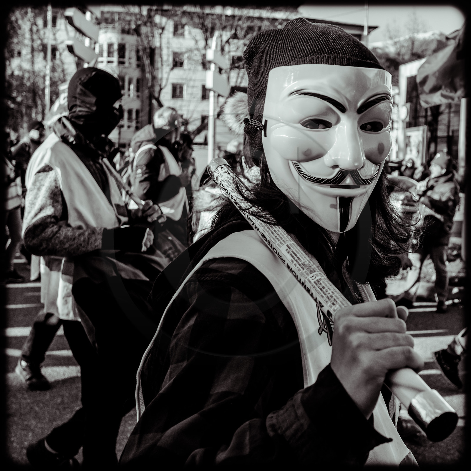 Manifestation à Gap le 10 décembre 2019.