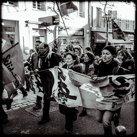 Manifestation à Gap le 12 décembre 2019.