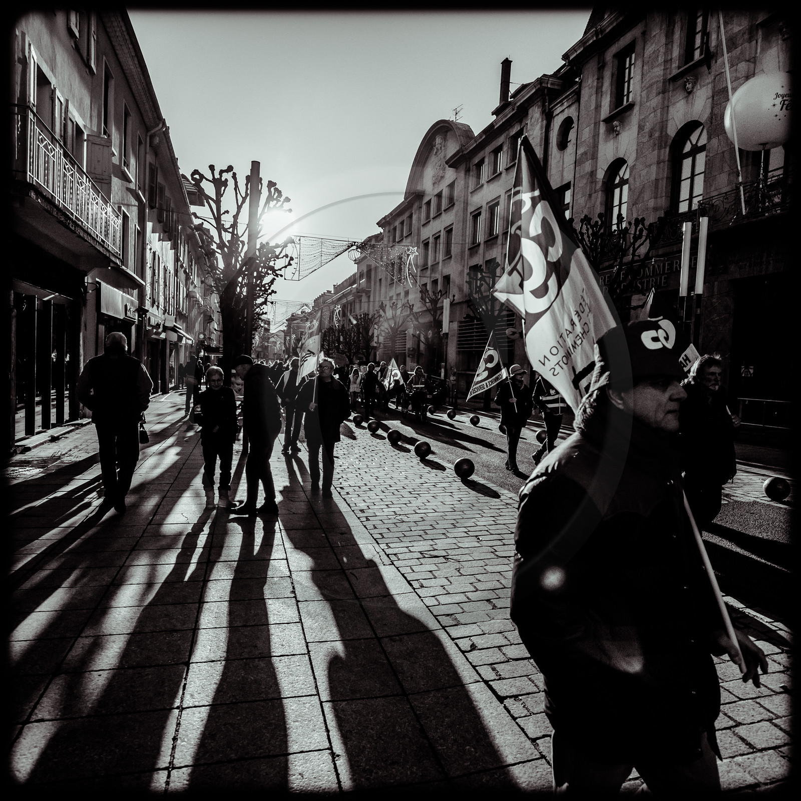 Manifestation à Gap le 12 décembre 2019.
