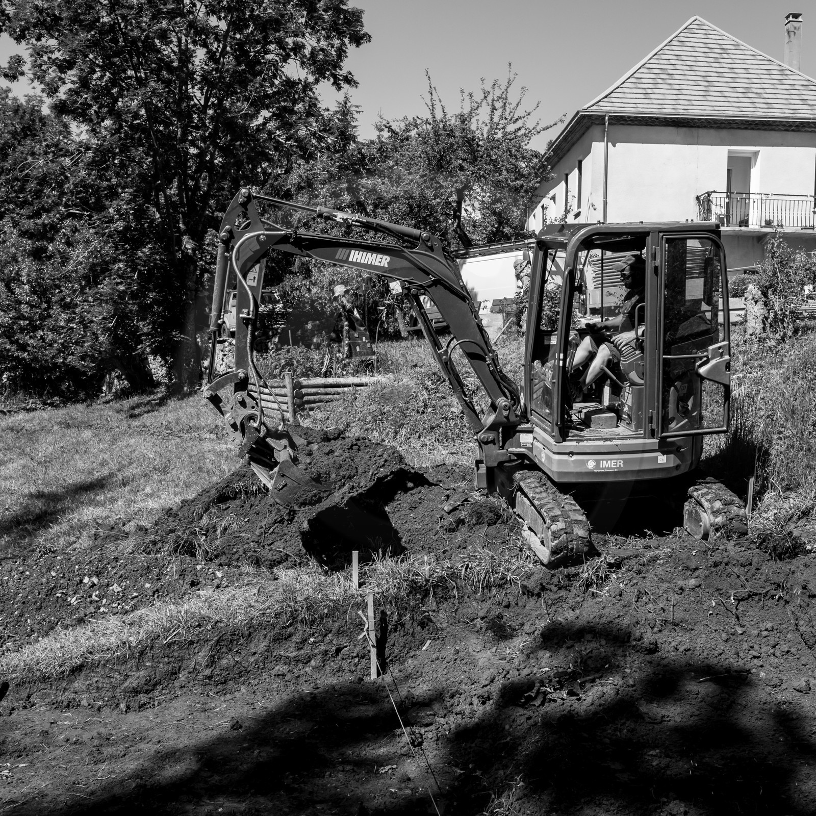 L'installation de la cabane