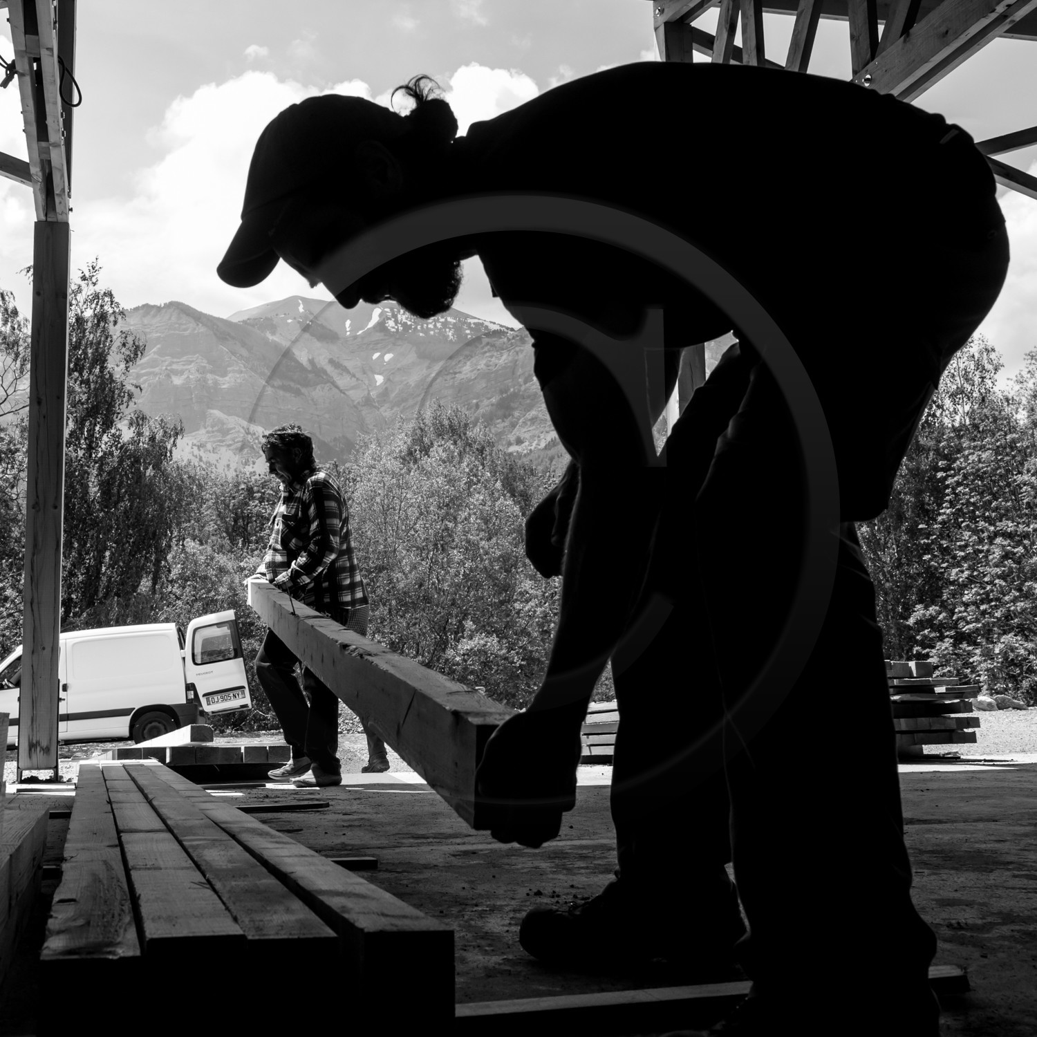 Construction d'une cabane