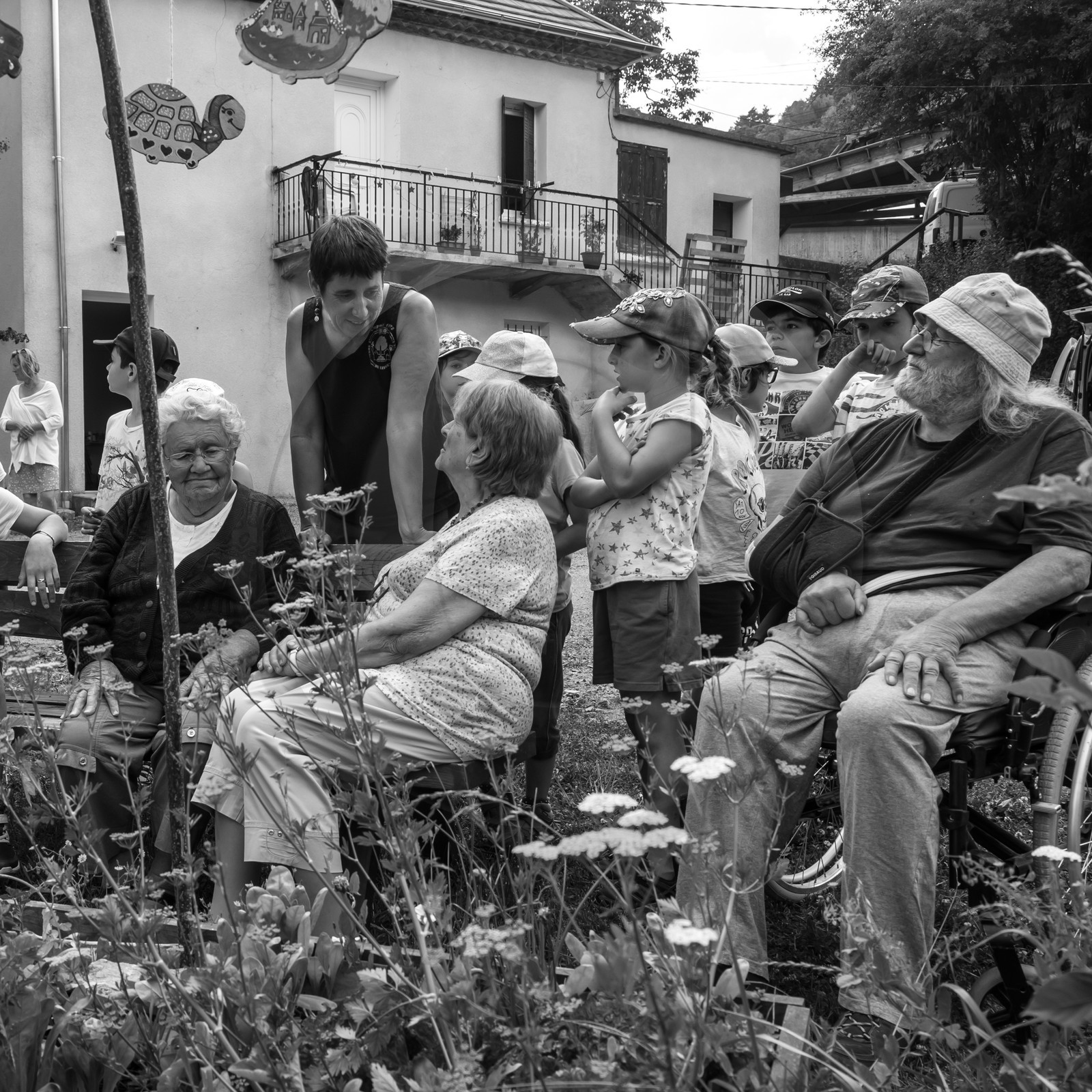 Avec l'école de Saint-Bonnet