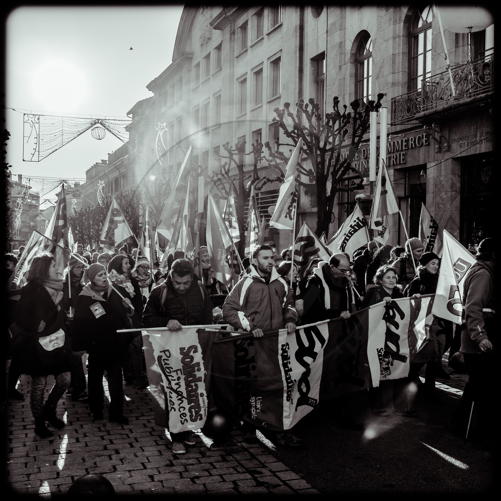 Manifestation à Gap le 12 décembre 2019.
