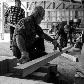 Construction d'une cabane