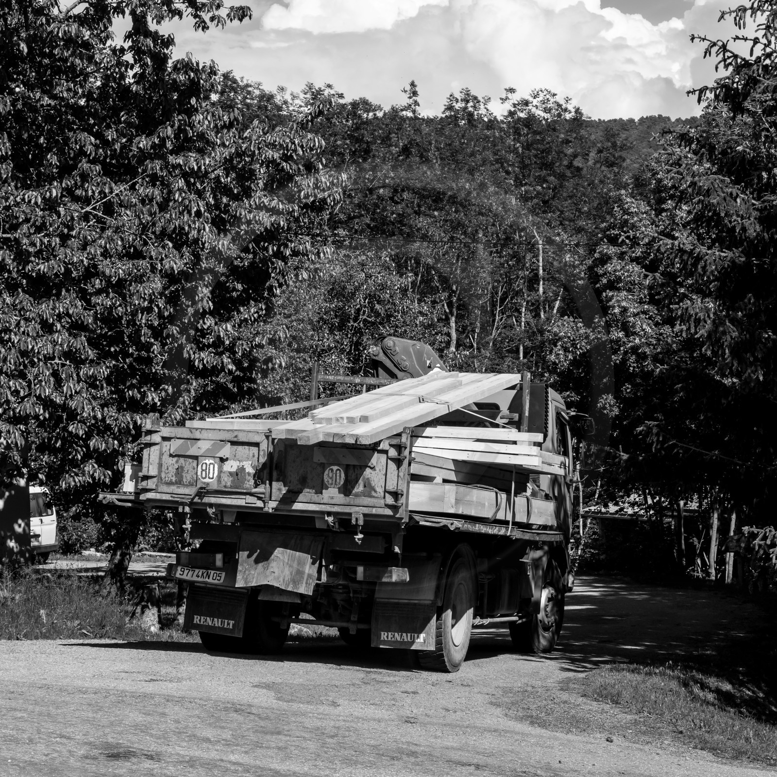 L'installation de la cabane