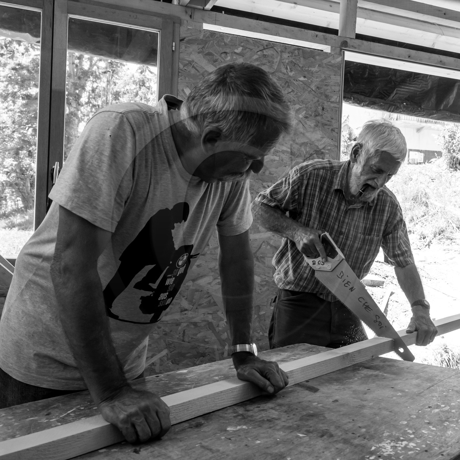 Construction d'une cabane