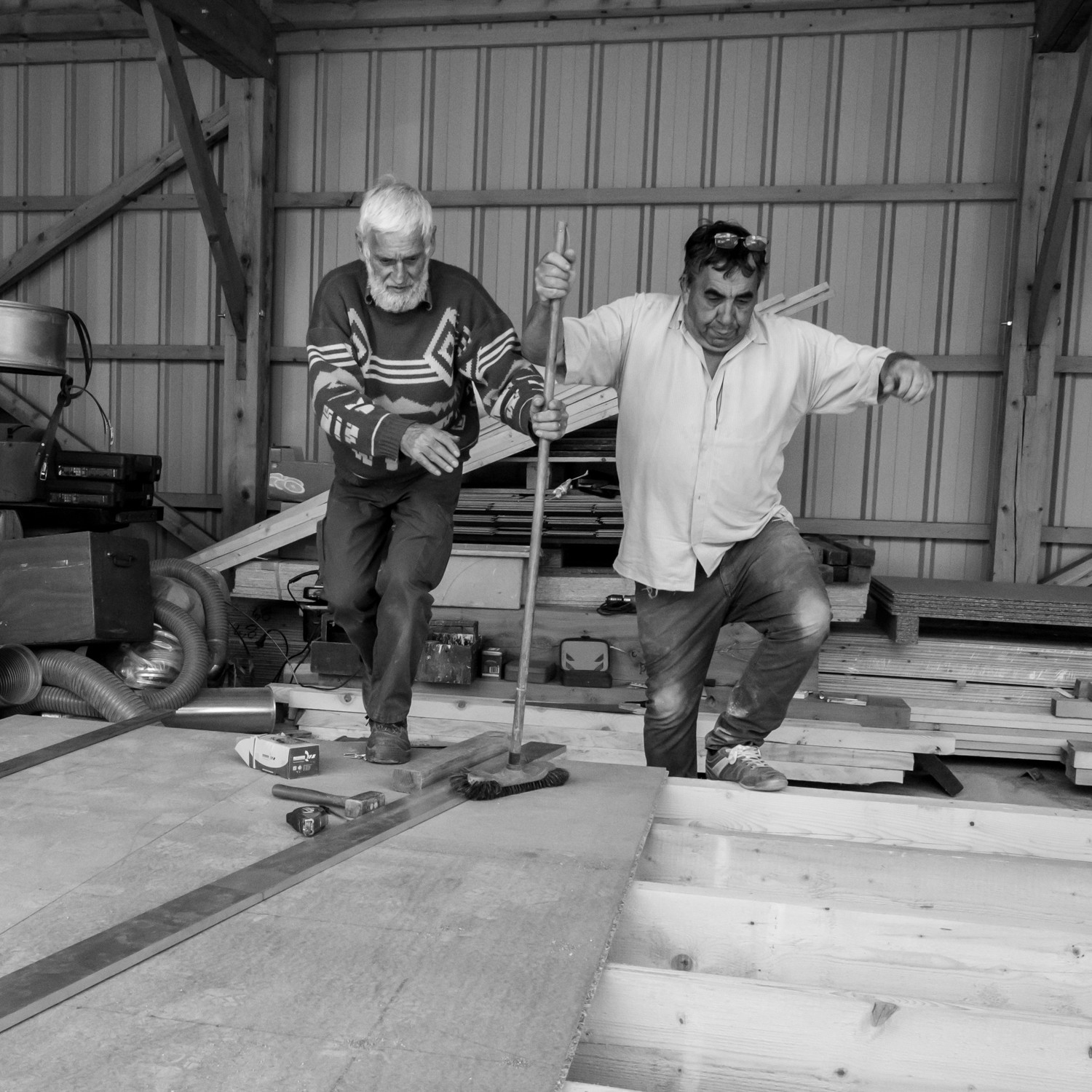Construction d'une cabane