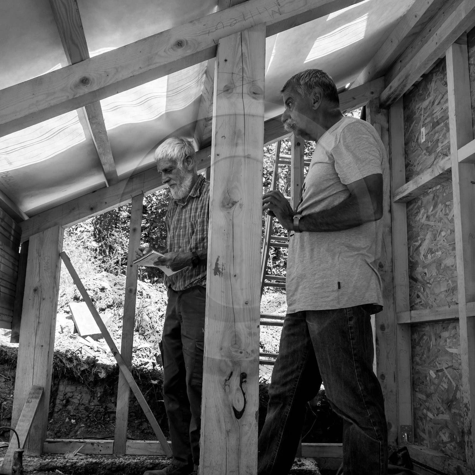 Construction d'une cabane